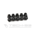 APEX BLACK 17MM M12X1.5 OPEN LUG NUT (Pack of 10)