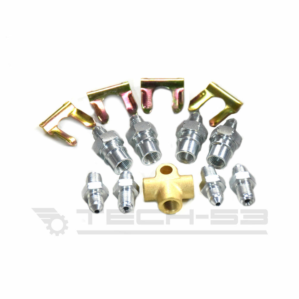 BMW E36 Hard Line To Stainless Steel Braided Replacement Kit (V2)