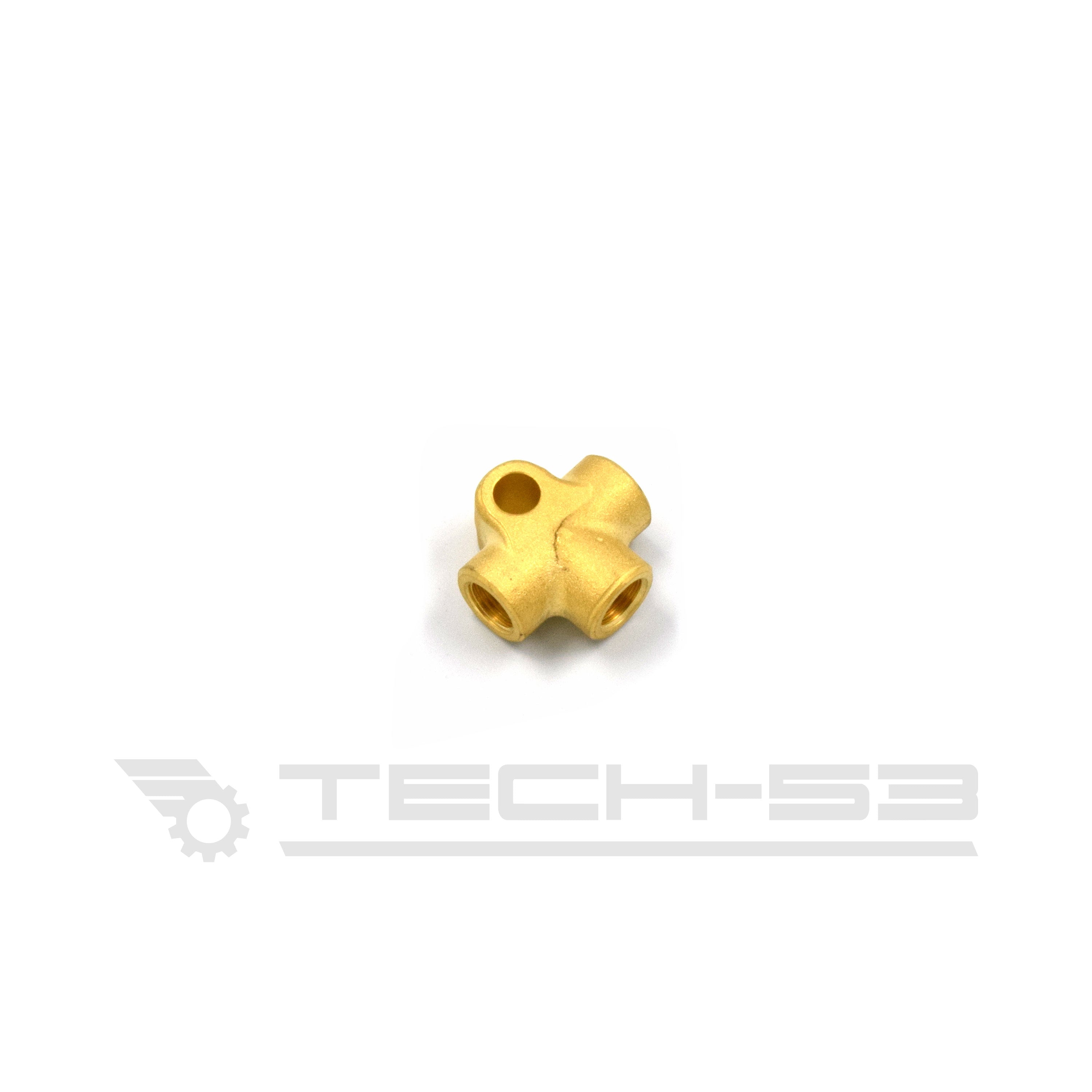 TEE 10MM X 1.0 CONCAVE - BRASS