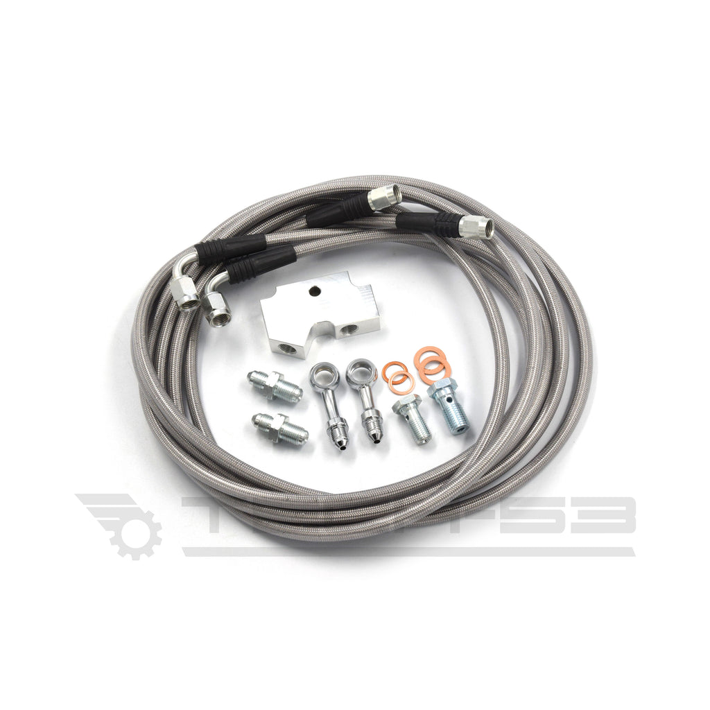 Nissan 350Z / 370Z Inline Hydro Stainless Steel Braided Lines Kit