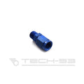 Blue 1/8 NPT male fitting to -4 straight female fitting