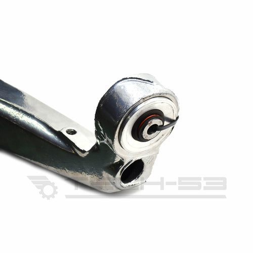 Installed variable toe monoball rear tension arm bushing for BMW E36 / E46