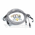 Hardline to braided stainless steel brake line conversion V1 kit with hardware for BMW E36