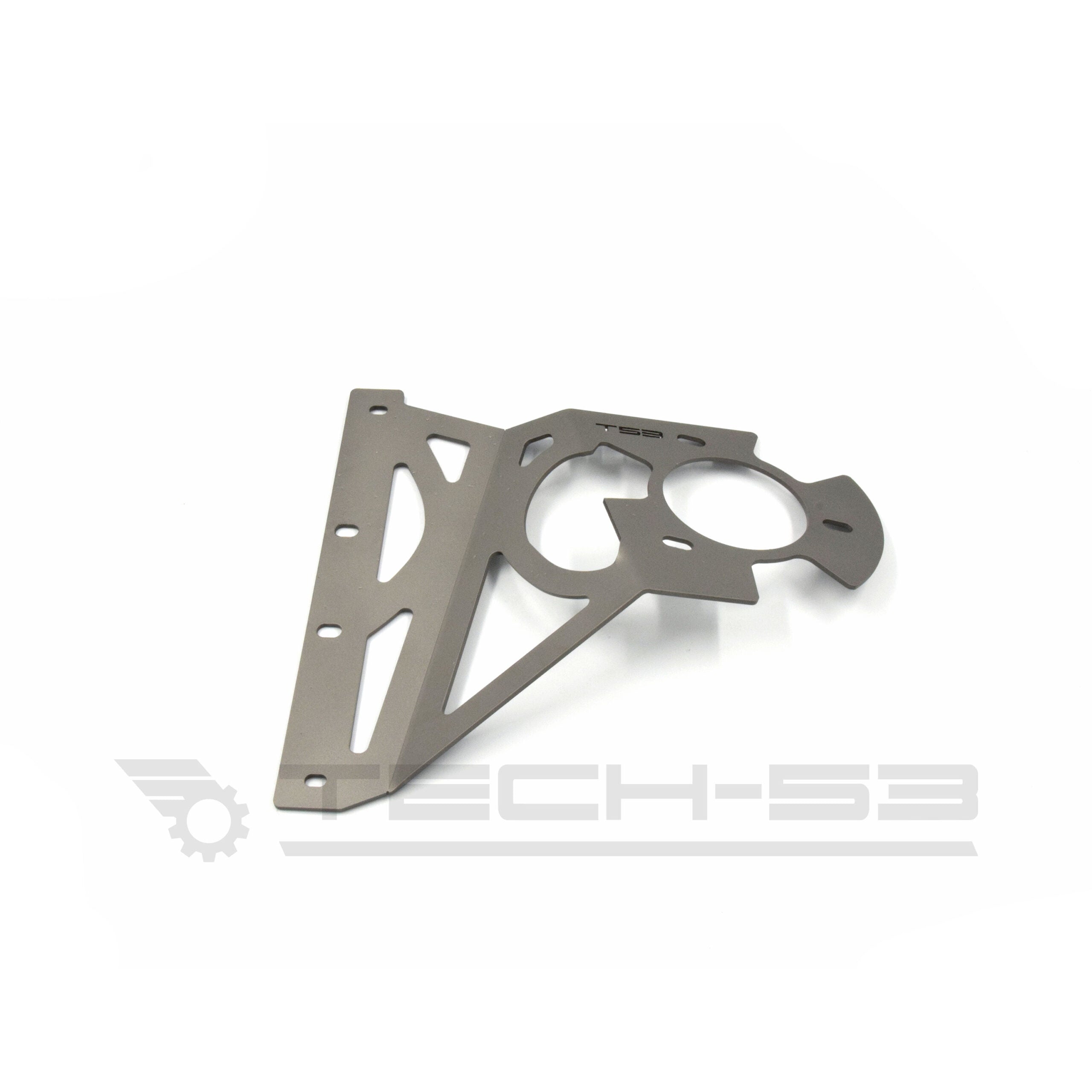 Top section of Tech53 bolt-on strut tower reinforcement plates kit for BMW E46