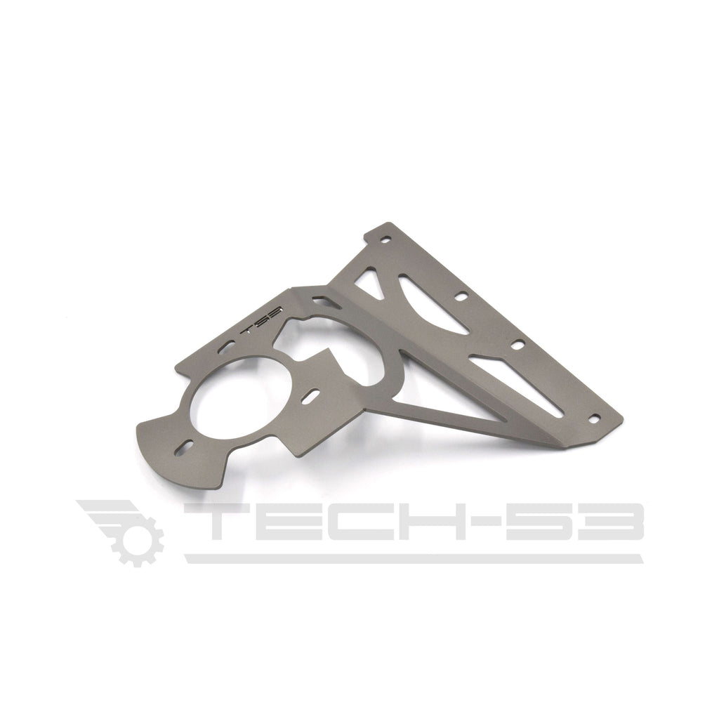 Top section of Tech53 bolt-on strut tower reinforcement plates kit for BMW E46