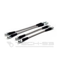 DOT compliant rear stainless steel braided brake lines for non-M BMW E8X / E9X 