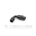 #6 90 degree black hose end
