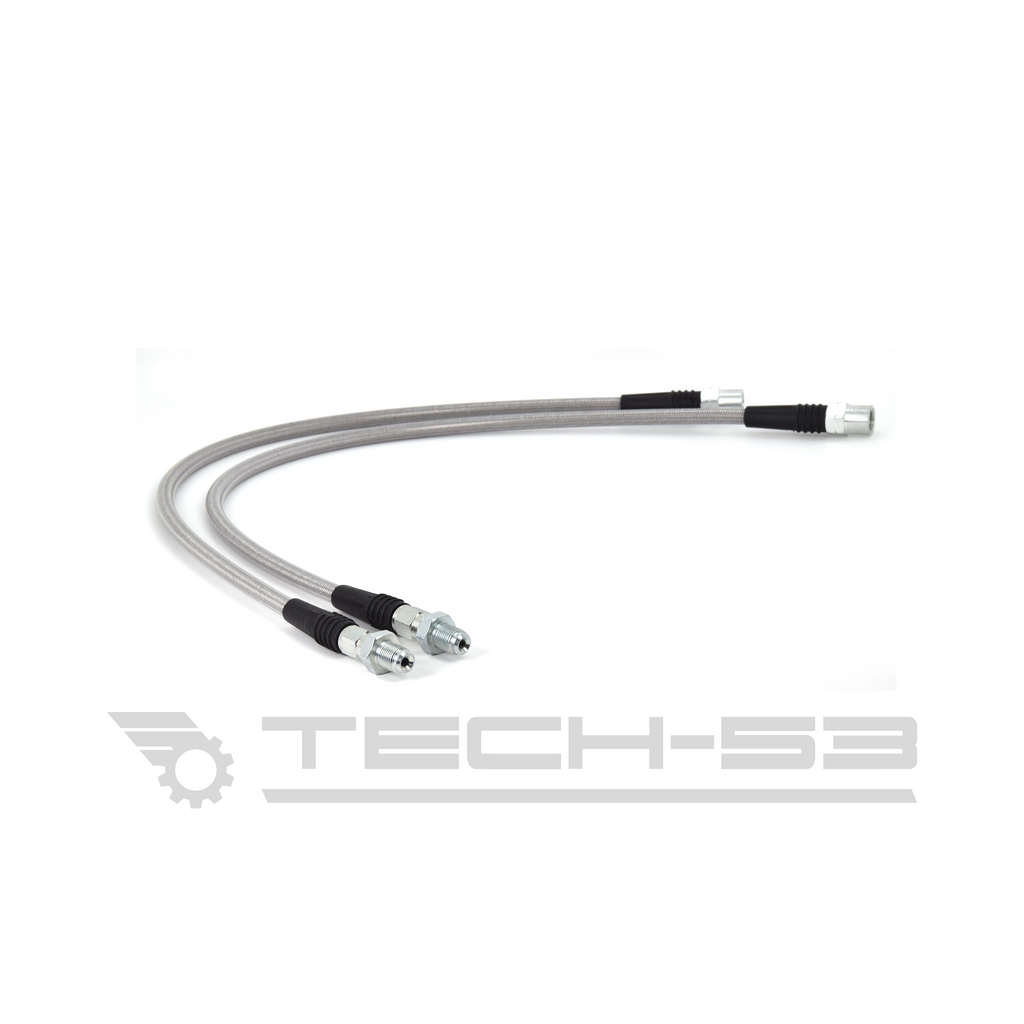 BMW E46 (NON-M) REAR Stainless Steel Brake Line PAIR – DOT Compliant