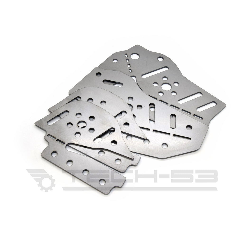 Wide style subframe reinforcement plates for BMW E36
