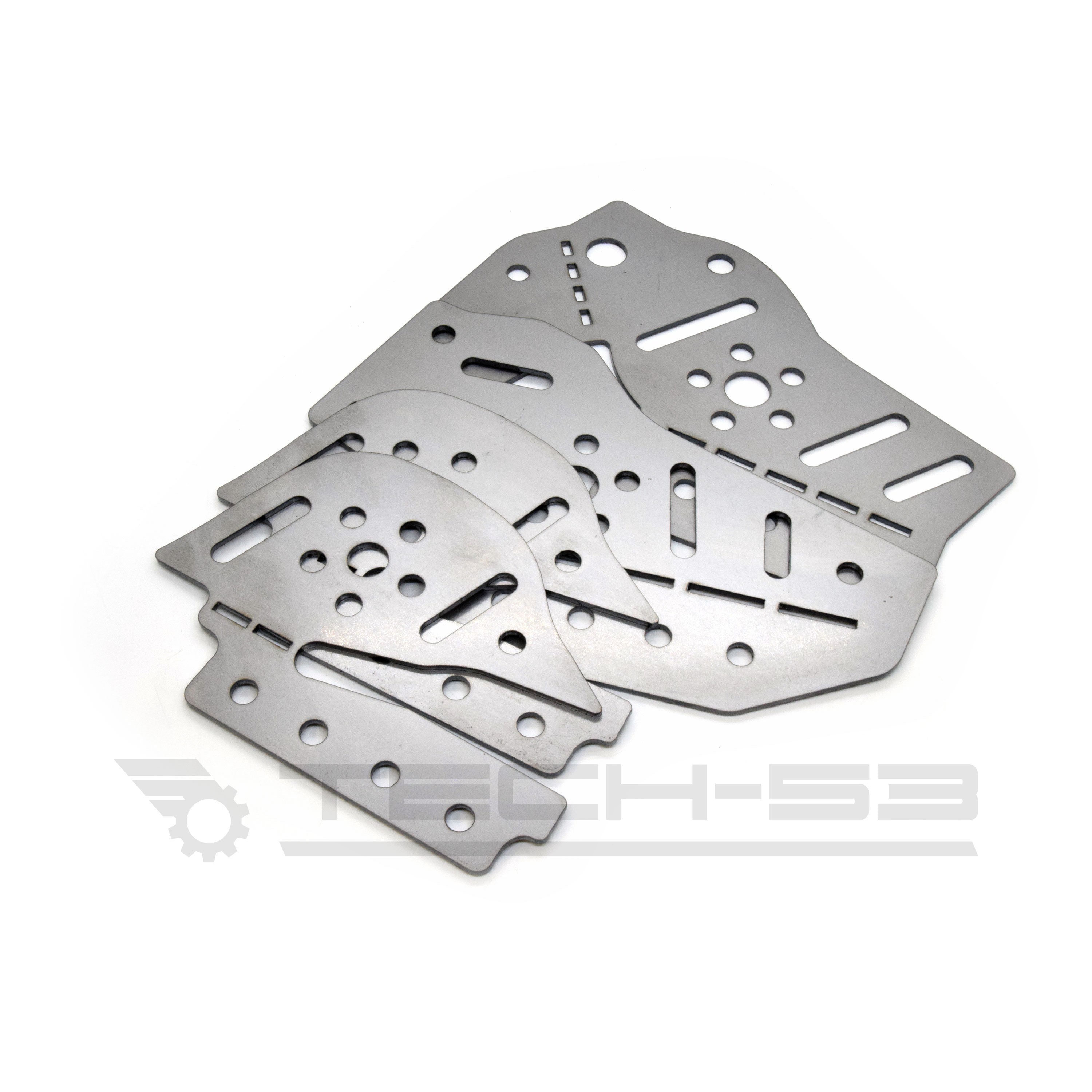 Wide style subframe reinforcement plates for BMW E36