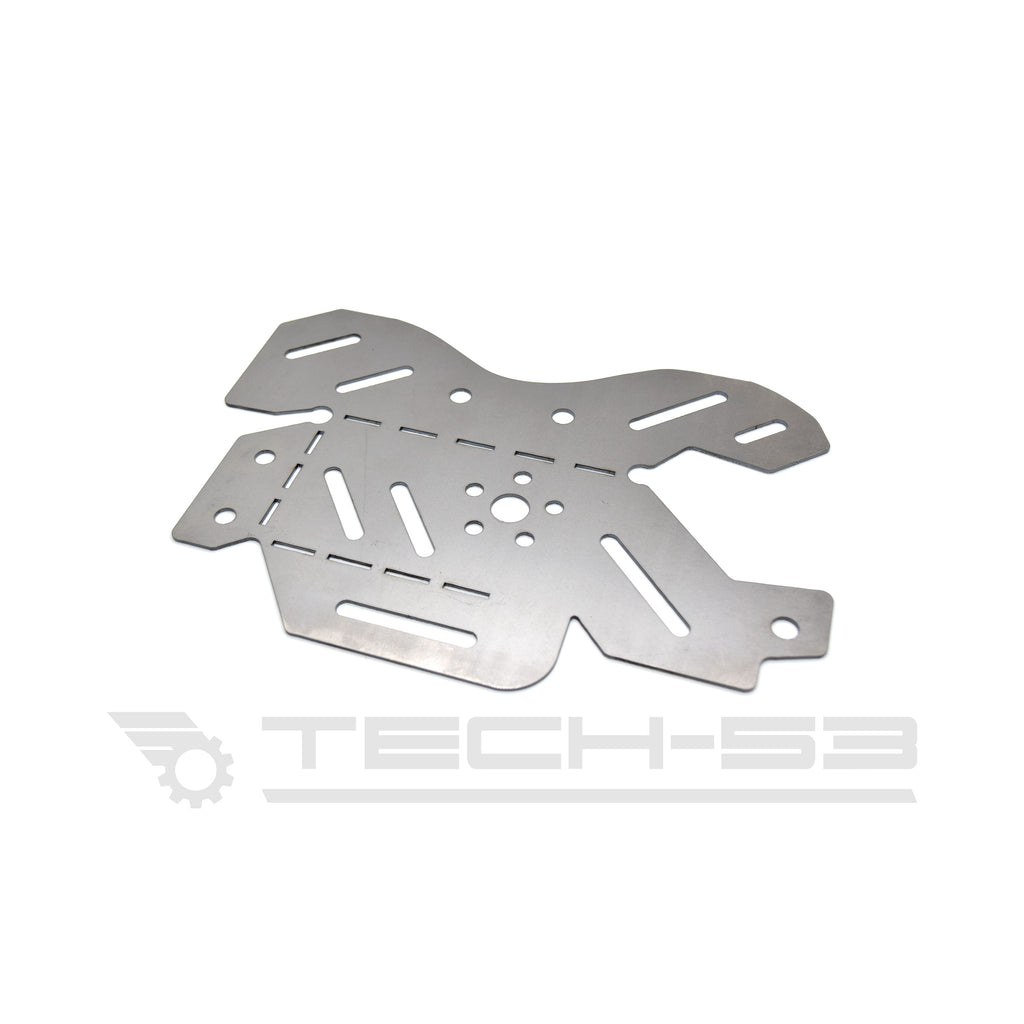 Wide style subframe reinforcement plate for BMW E46