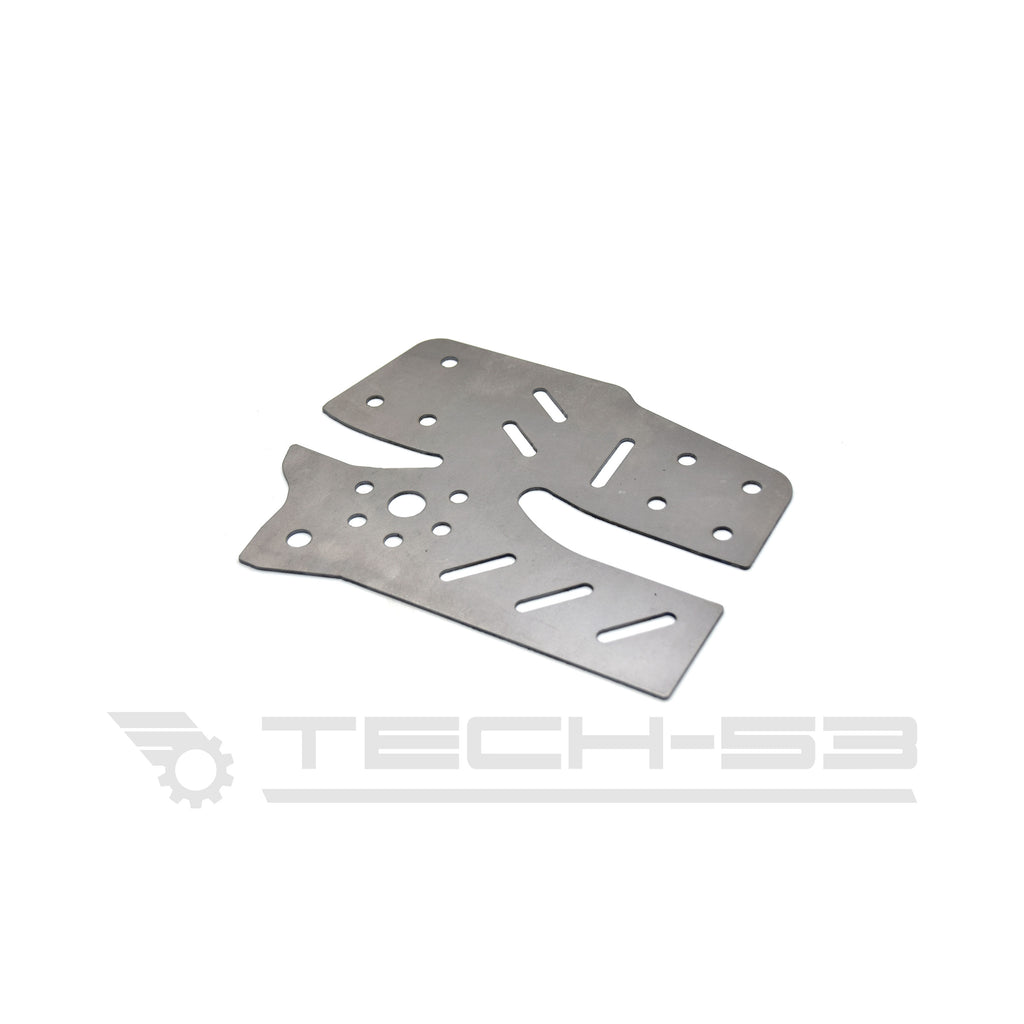 Wide style subframe reinforcement plate for BMW E46