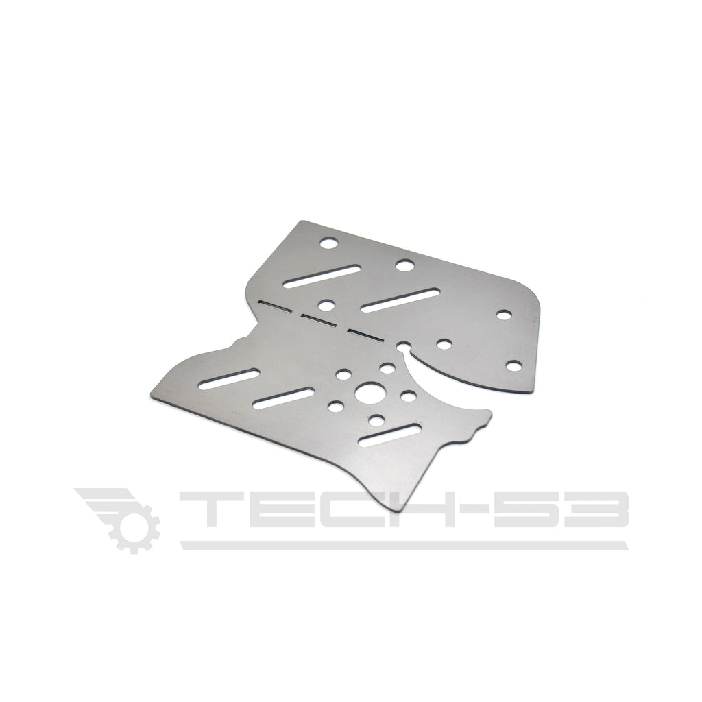 Wide style subframe reinforcement plate for BMW E46