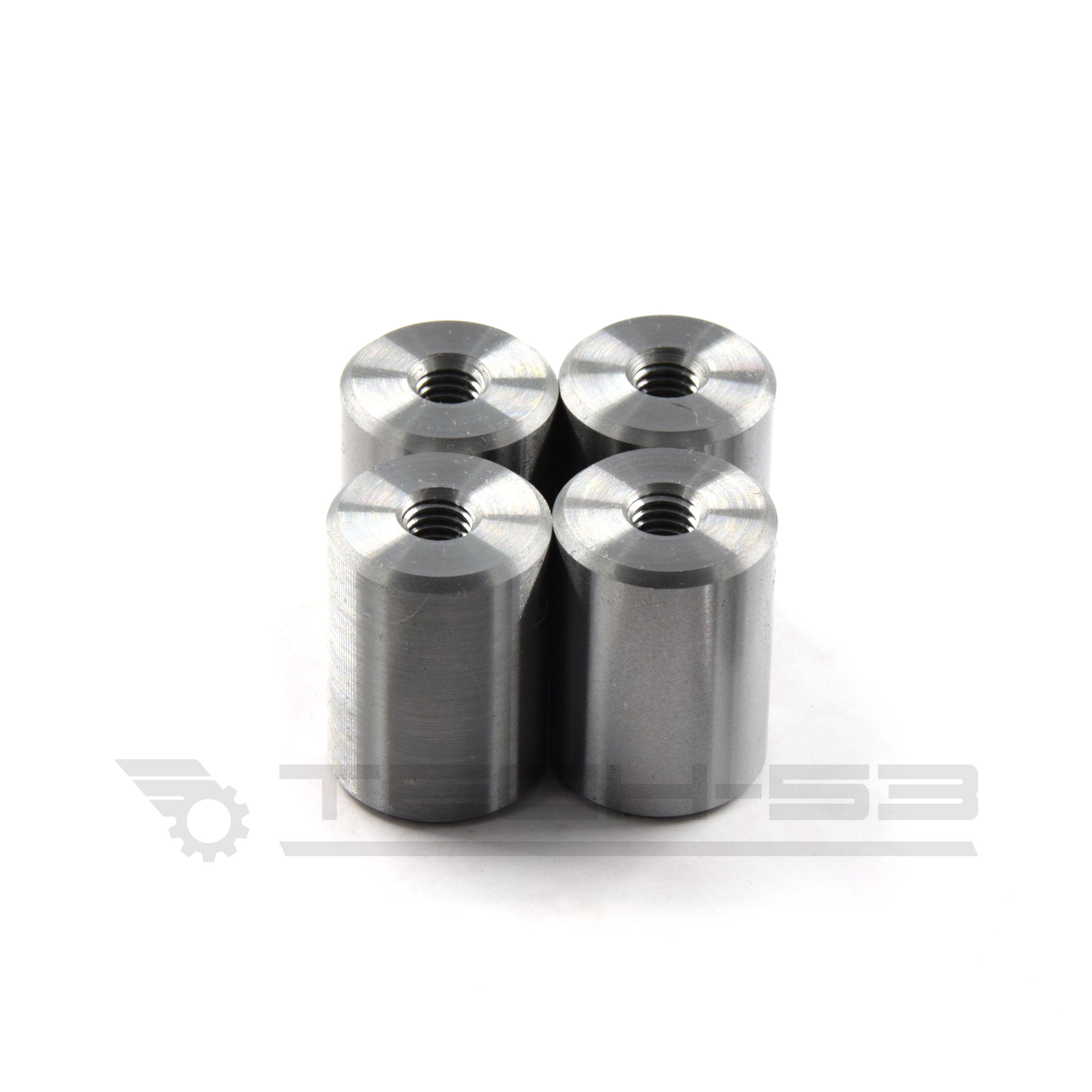 Aluminium threaded bung M6x1