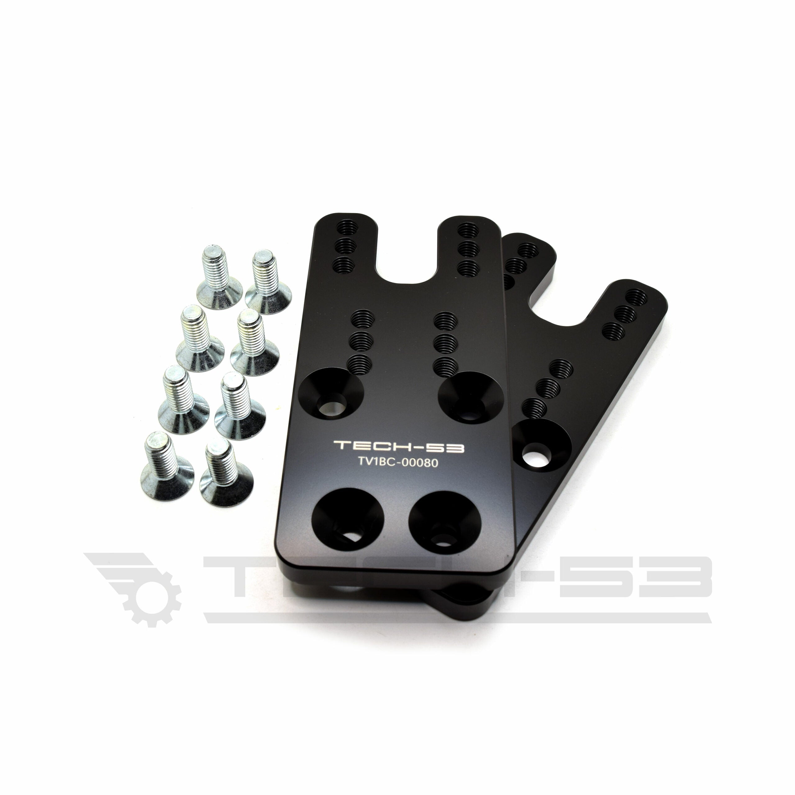 Tech53 drop plates with hardware for VW rear beam.