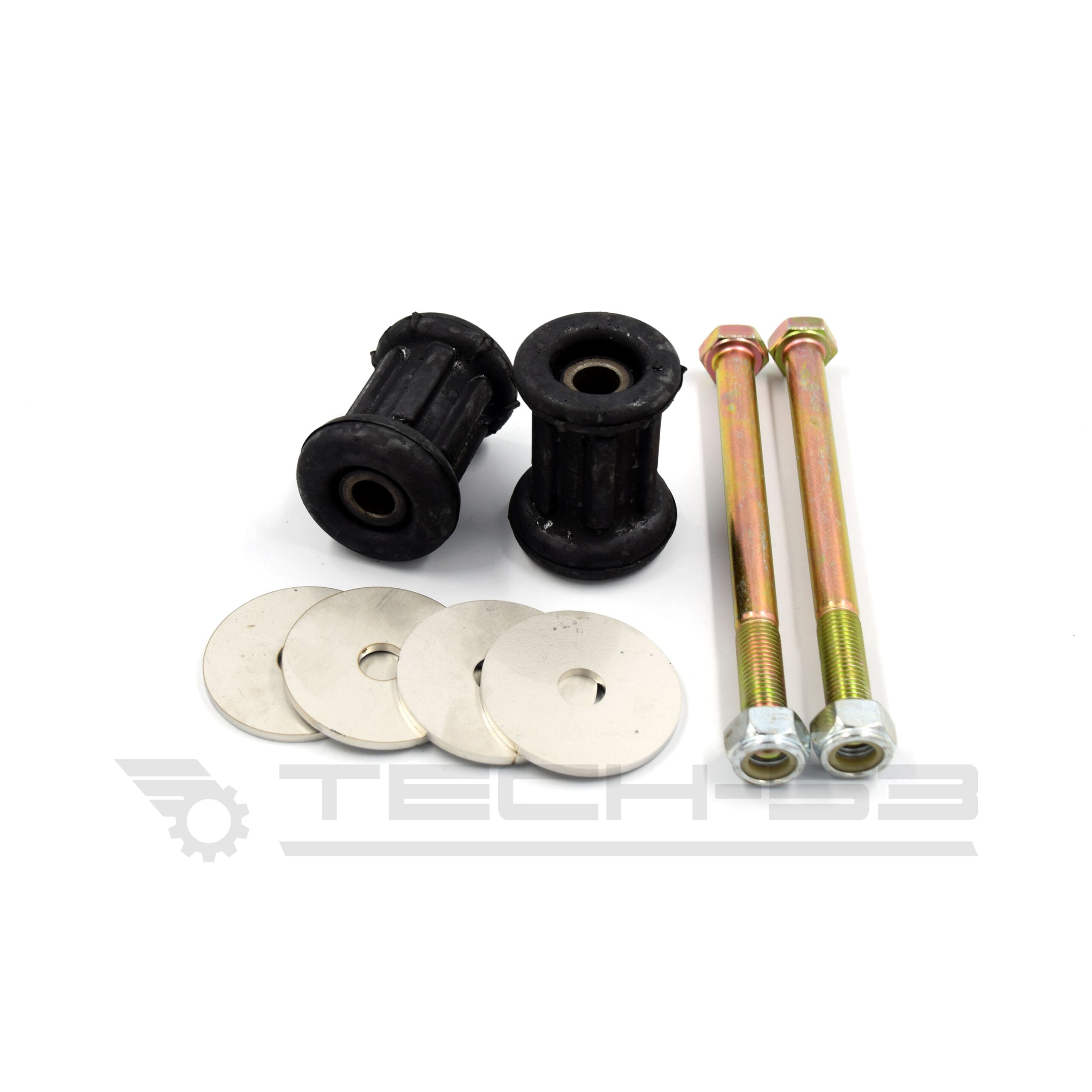 2x bushing, 4x washers, 2x bolts, 2x nuts for VW MK1 rear axle rebuild kit