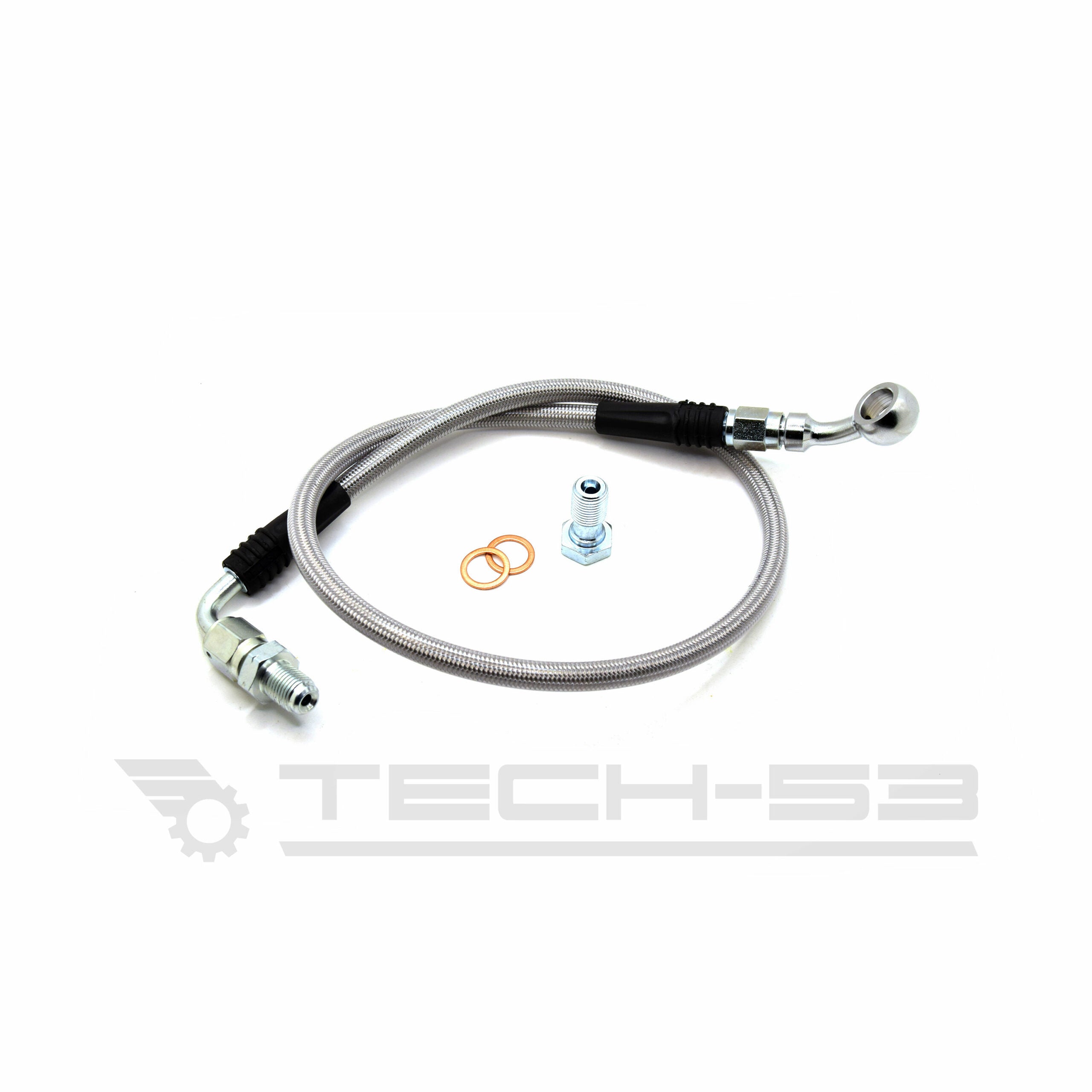 Braided stainless steel clutch line for Nissan 350Z / 370Z