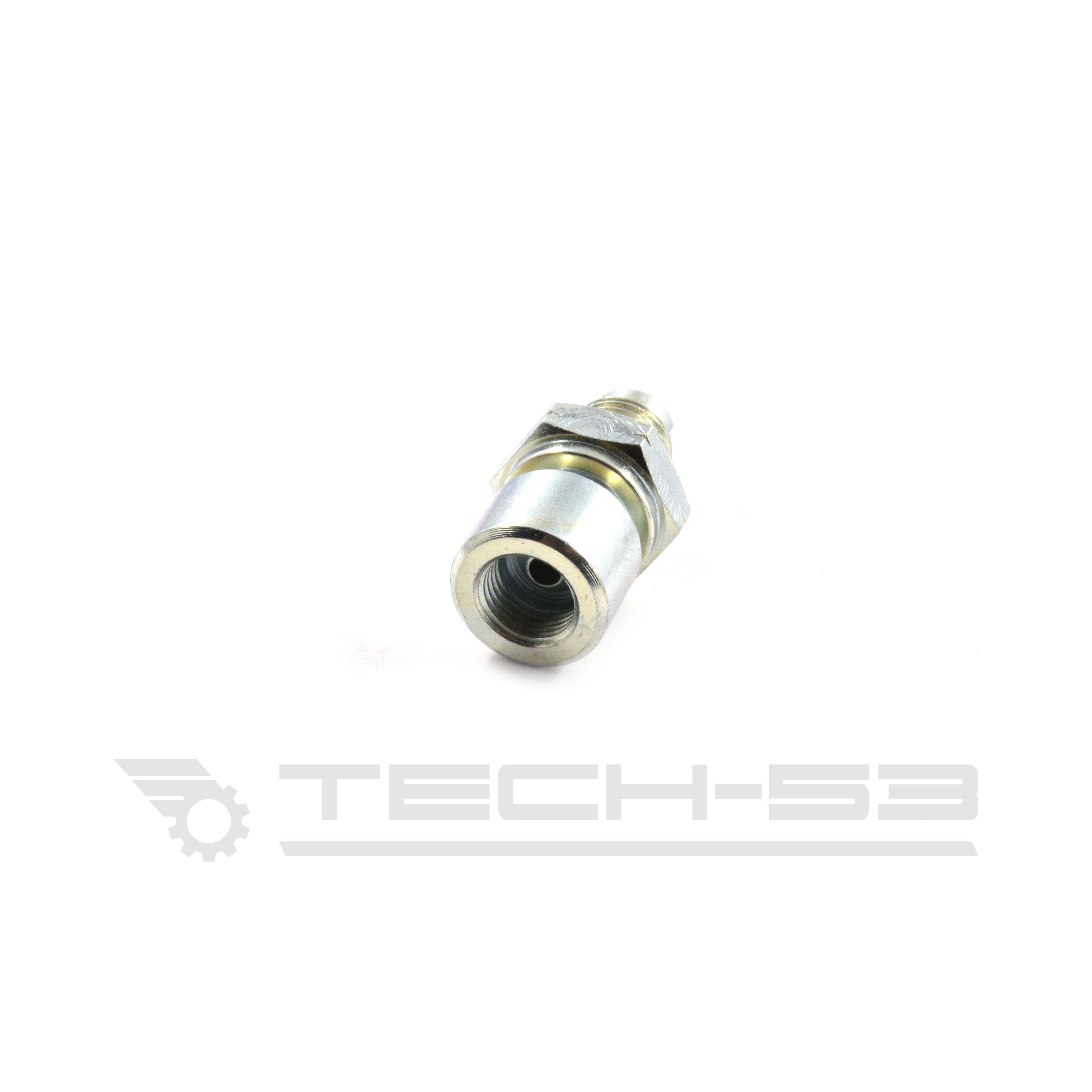 10mm x 1 inverted thread to -4 steel fitting