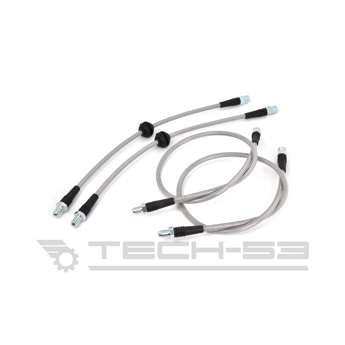 VW MK1/MK2 FRONT & REAR STAINLESS STEEL COMPLETE BRAKE LINE KIT – DOT ...