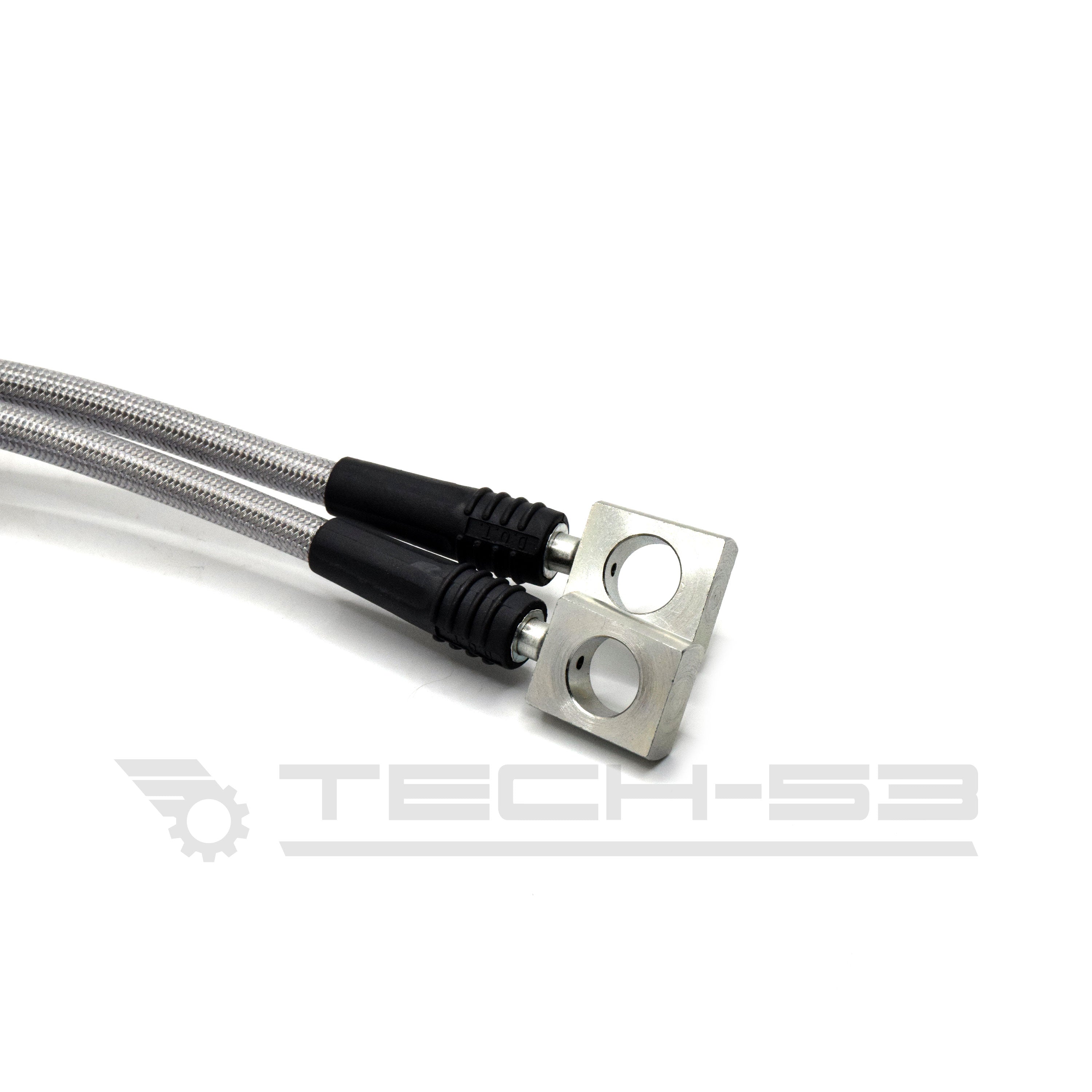 DOT compliant rear stainless steel braided brake lines for VW MK4 