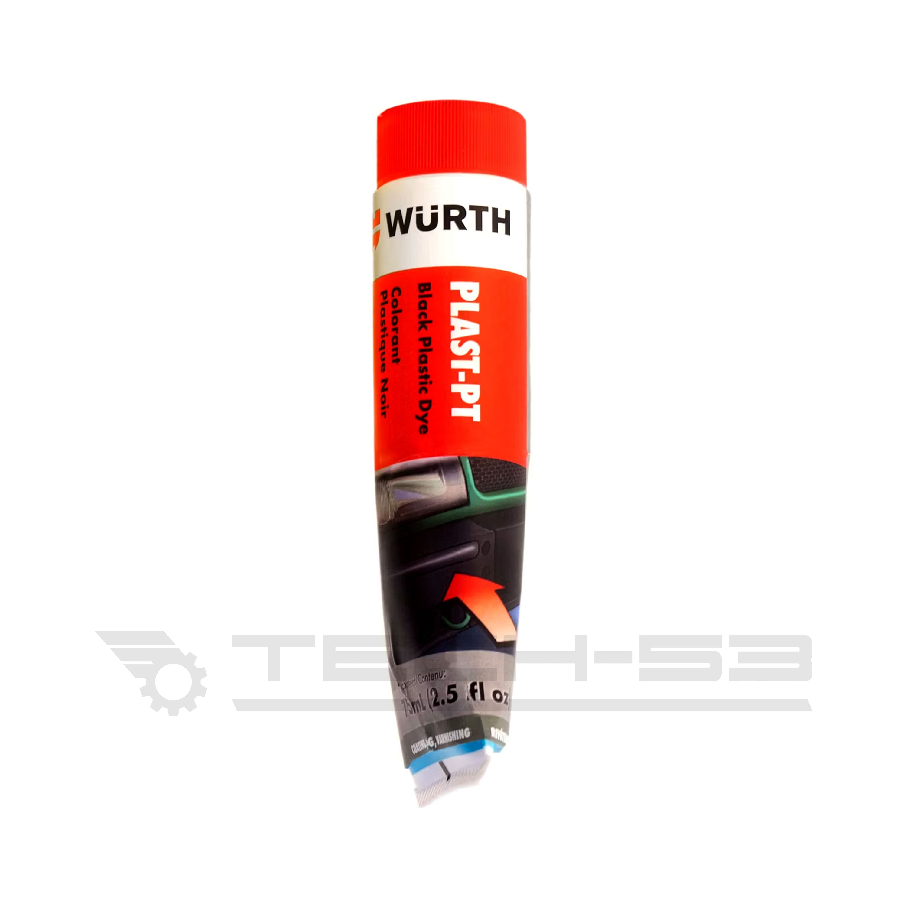 Black plastic dye pen from WURTH
