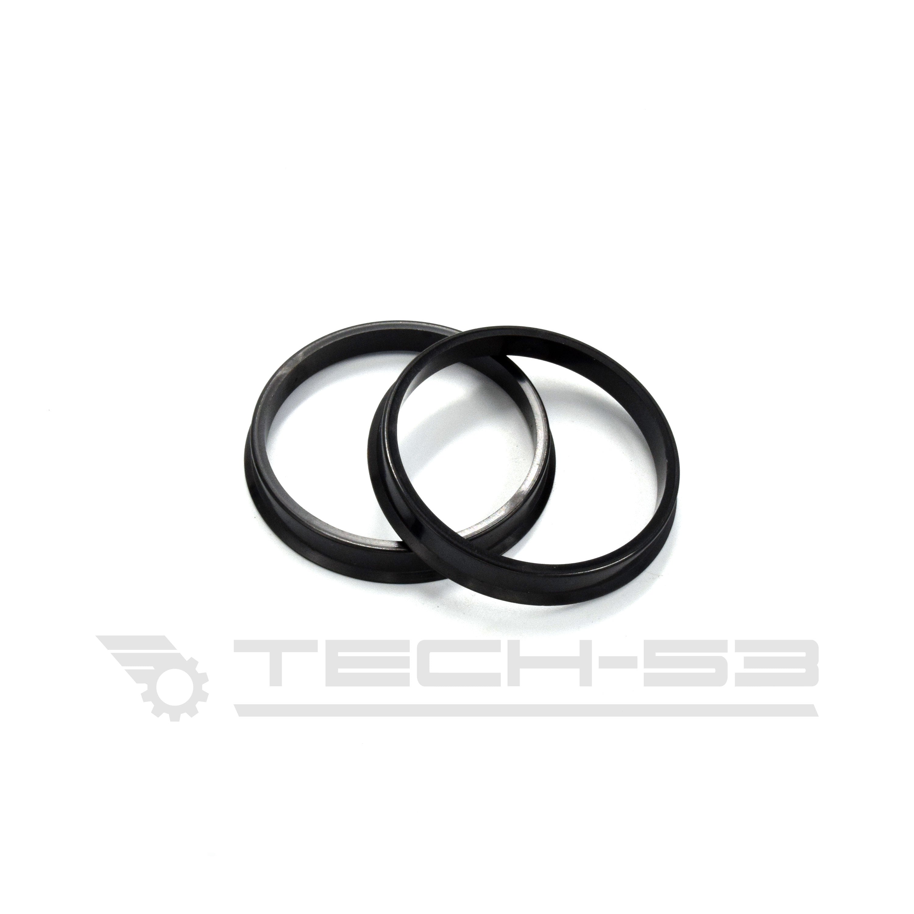 Two 66.1mm to 73.0mm hub centric rings