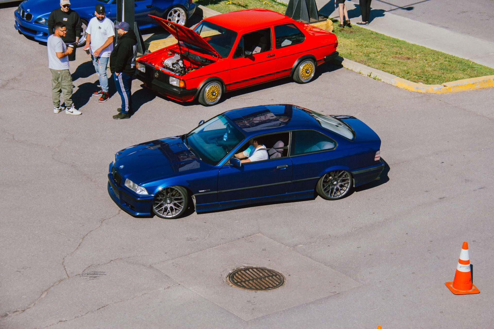 CHARLES CARPENTIER E36 318IS SLAMMED STATIC ROTIFORM KW MONTREAL BLUE TECH53