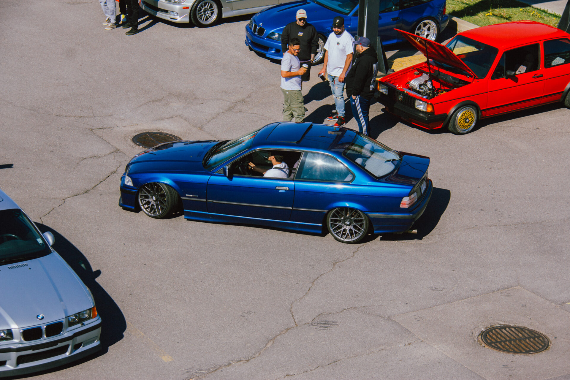 CHARLES CARPENTIER E36 318IS SLAMMED STATIC ROTIFORM KW MONTREAL BLUE TECH53