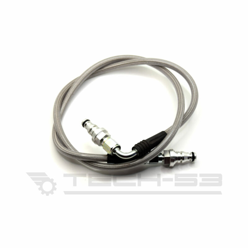 BMW E8X E82 E9X E90 E92 Clutch line stainless steel braided leak fix upgrade