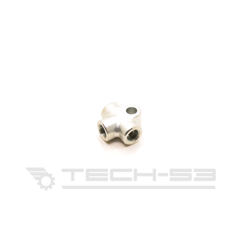 TEE M10x1 Female Inverted Flare All End
