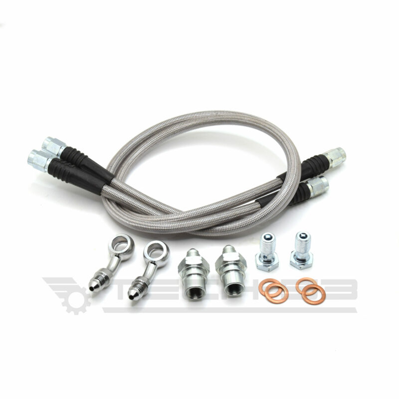 Nissan 370Z/G37 FRONT Stainless Steel Brake Line PAIR ? DOT Compliant