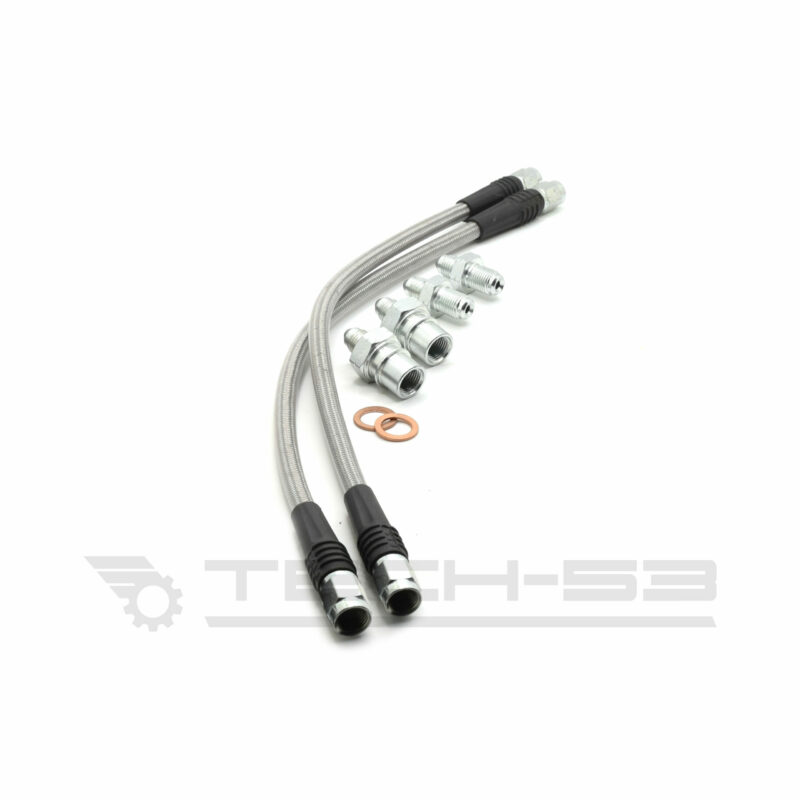 Nissan 370Z/G37 REAR Stainless Steel Brake Line PAIR ? DOT Compliant